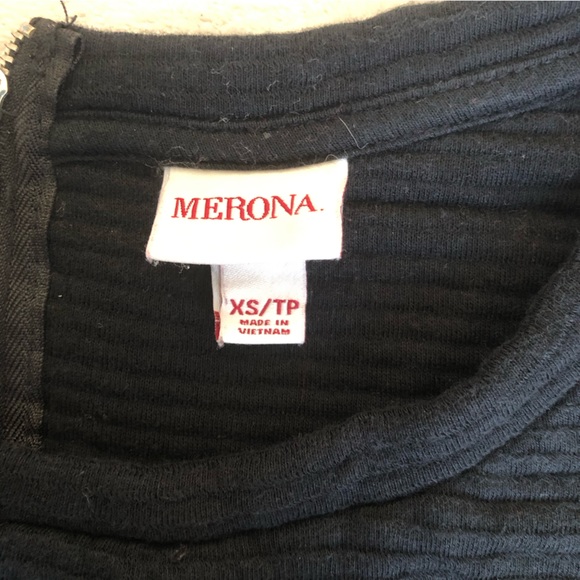 Merona Black Ribbed Sweater - Picture 8 of 10